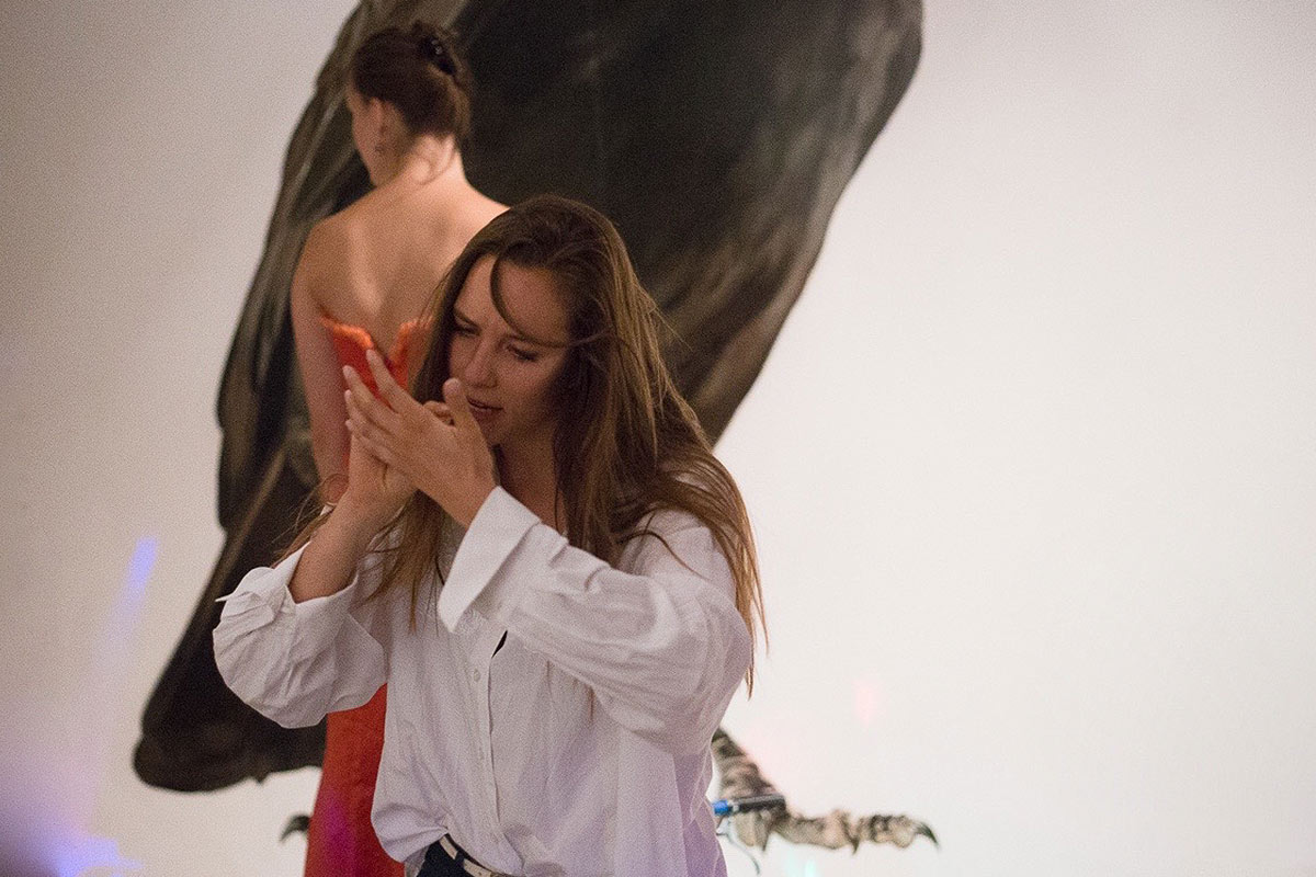 FO YOU Marienburg Finissage InstallationsPerformance dancevertise Berlin 2016