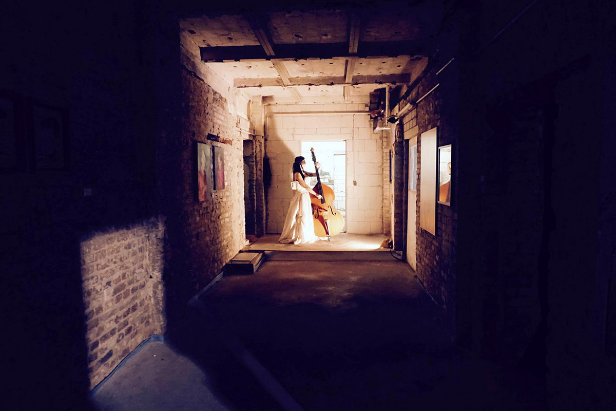 FO YOU Marienburg Finissage InstallationsPerformance dancevertise Berlin 2016