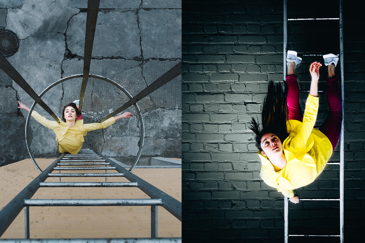 dancevertise Fotoshooting in der urbanen Location KAOS